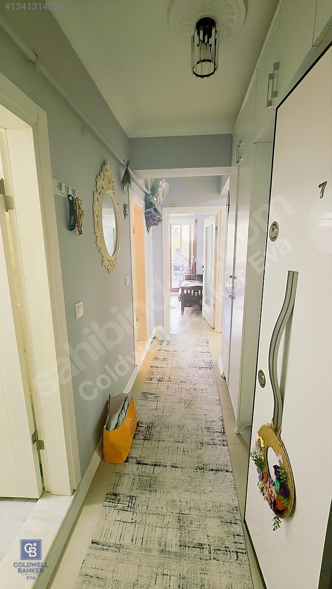 Tamamı Krediye Uygun 120 m² Ara Kat Cam Balkon Yerden Isıtma 2+1 görsel 3